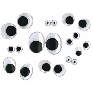 Hobby artikelen oogjes 100 stuks