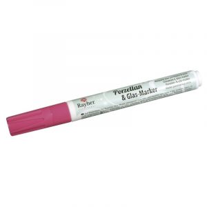 Lichtroze markers voor glazen en bekers