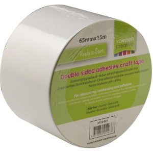 1x Tweezijdig tape rolletje 15 meter
