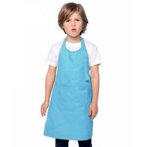 Kliederschort aqua blauw voor kids