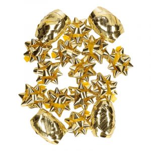 Kado verpakking set goud 16-delig