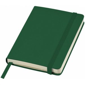 8x stuks groene pocket luxe schriften/notitieblokjes gelinieerd A6 formaat