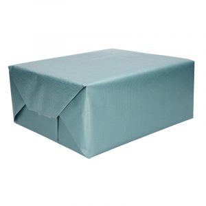 3x stuks rollen Kraft inpakpapier blauw 200 x 70 cm