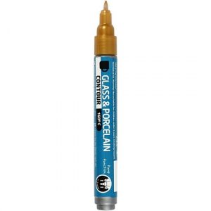 Gouden metaalstift/keramiekstift 1-2 mm