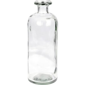 1x Glazen vaas/vazen 1,25 liter van 10 x 30 cm