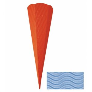 Lichtblauwe schoolzak 68 cm