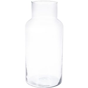 1x Glazen vaas/vazen 7 liter van 16 x 30 cm