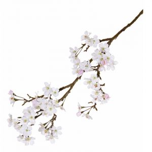 Witte appelbloesem kunstbloem/tak met 54 bloemetjes 104 cm
