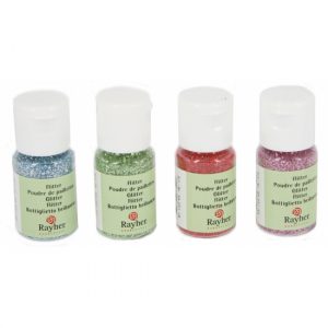 Flesje zilveren deco glitters 10 ml