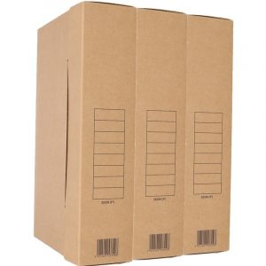 A4 archiefdozen van karton 3 stuks