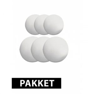 Beschilderbare bal van piepschuim 5 en 10 cm