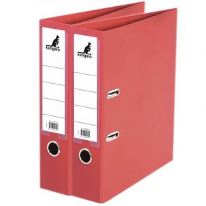 2x Opberg ordners rood A4 75 mm