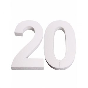 Styropor cijfer 20