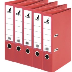 5x Opberg ordners rood A4 75 mm