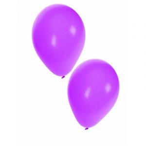 Paarse party ballonnen 50x