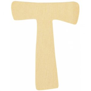 Houten naam letter T