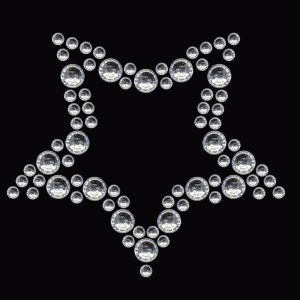 Versier stickers strass steentjes ster