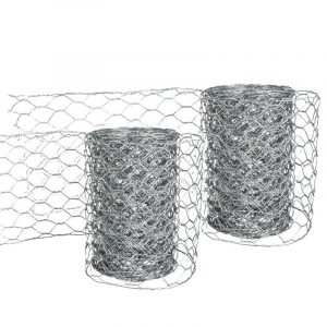 2x Kippengaas op rol 1.20 meter