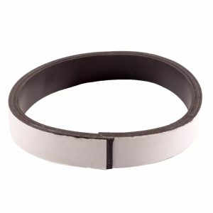 1x Magneetbanden/magnetisch tape op rol 0,75 m x 125 mm zwart