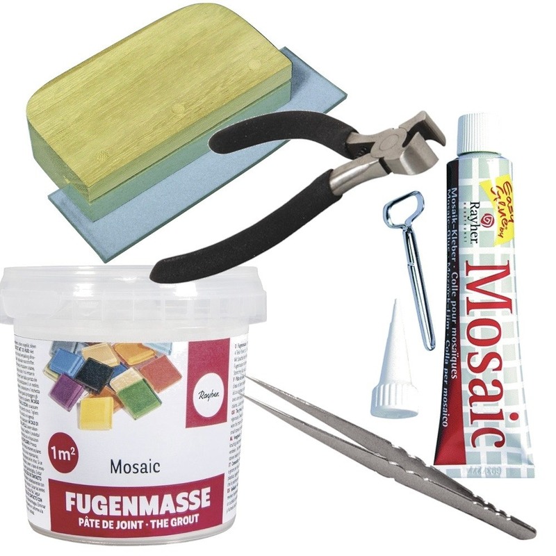 5-Delige mozaiek benodigdheden