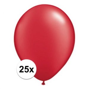 Qualatex Ruby rode ballonnen 25 stuks
