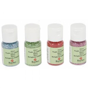 Flesje rode glitters 10 ml