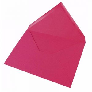 10x fuchsia enveloppen voor A6 kaarten