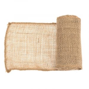 Jute decoratieband op rol 15 x 1500 cm