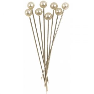 Parel kopspelden wit 100 stuks