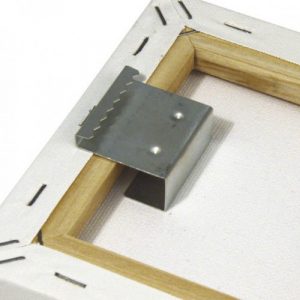 2x stuks ophanghaakjes voor schilderij