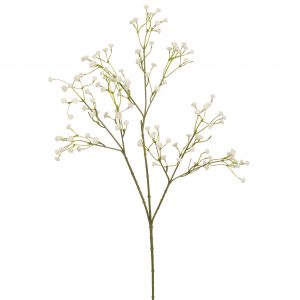 Kunstbloemen Gipskruid/Gypsophila takken gebroken wit 60 cm