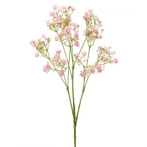Kunstbloemen Gipskruid/Gypsophila takken lichtroze 68 cm