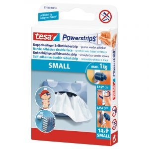 14x Powerstrips zelfklevend small Tesa