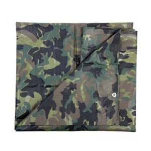 Dekzeil 5 x 6 meter camouflage