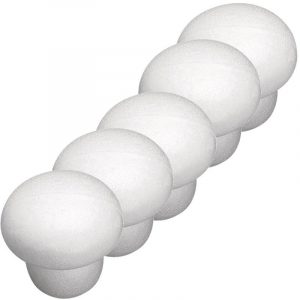 5x Decoratie paddenstoel piepschuim