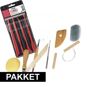 Klei accesoires set van 12 stuks