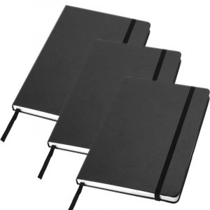3x Zwarte luxe schriften A5 formaat