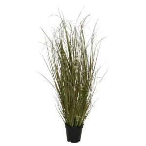 Groene grasplant kunstplant 60 cm in kunststof pot