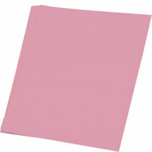 Lichtroze knutsel papier 50 vellen A4