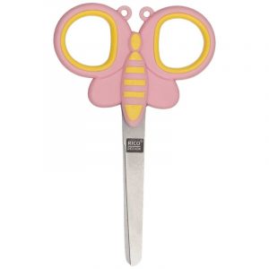 Schaar met dieren handvaten vlinderje
