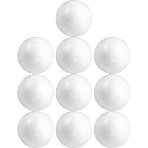 30x Beschilderbare piepschuim ballen/bollen 15 cm