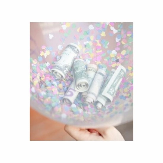 Feestelijke confetti ballonnen 90 cm