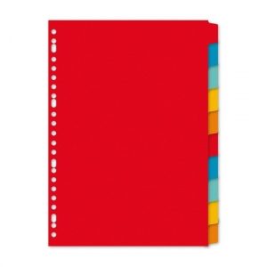 Gekleurde tabbladen A4 met 400 tabs