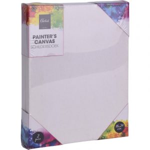 Schilderen op canvas 2 stuks