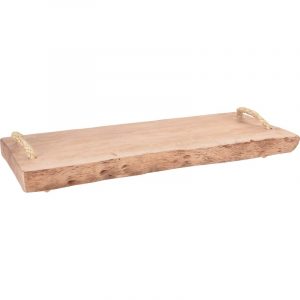 Kaarsenblad natuurlijk hout 51 cm