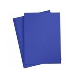 Blauwe knutsel karton A4