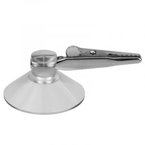 Zuignap met klemmetje 4 cm