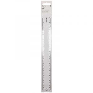 Plastic liniaal transparant 30 cm