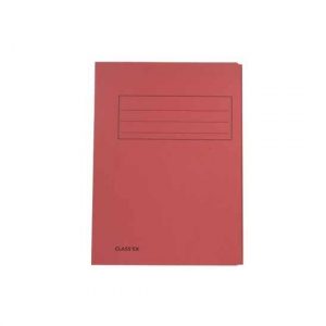 Rode dossiermappen voor A4