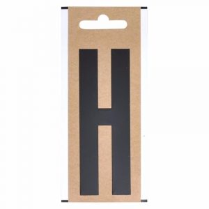 Huisvuil containersticker letter H 10 cm